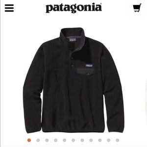 Black medium Patagonia fleece